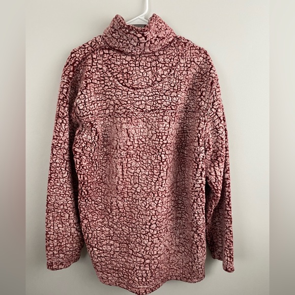 University of Ottawa Gee-Gees Women's 1/4 Zip Sherpa Top size XL - Picture 3 of 4